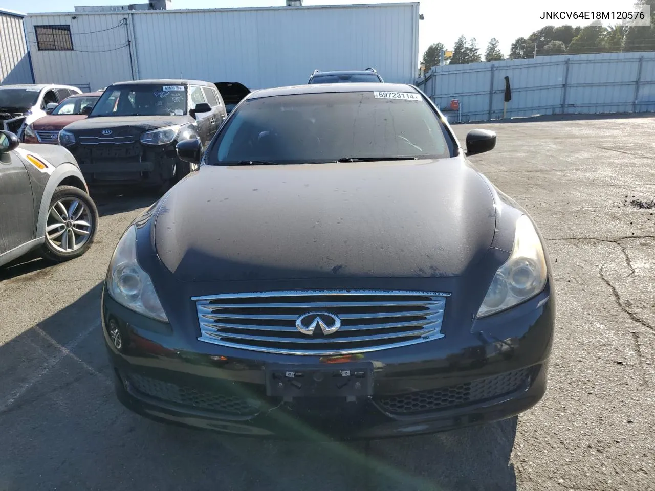 2008 Infiniti G37 Base VIN: JNKCV64E18M120576 Lot: 69723114