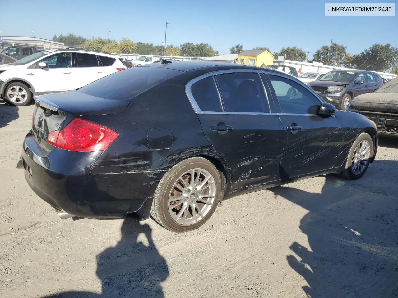 JNKBV61E08M202430 2008 Infiniti G35