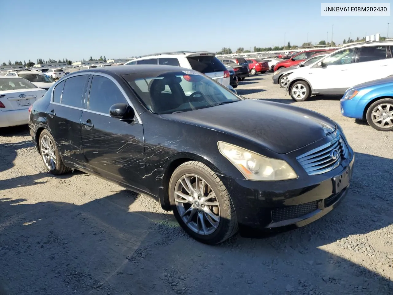 2008 Infiniti G35 VIN: JNKBV61E08M202430 Lot: 71768264