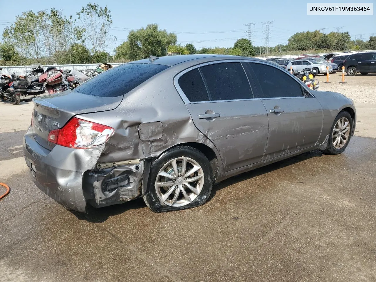 2009 Infiniti G37 VIN: JNKCV61F19M363464 Lot: 71032854