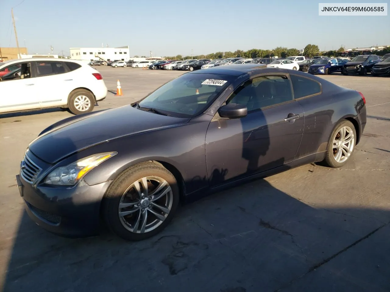 2009 Infiniti G37 Base VIN: JNKCV64E99M606585 Lot: 72390044