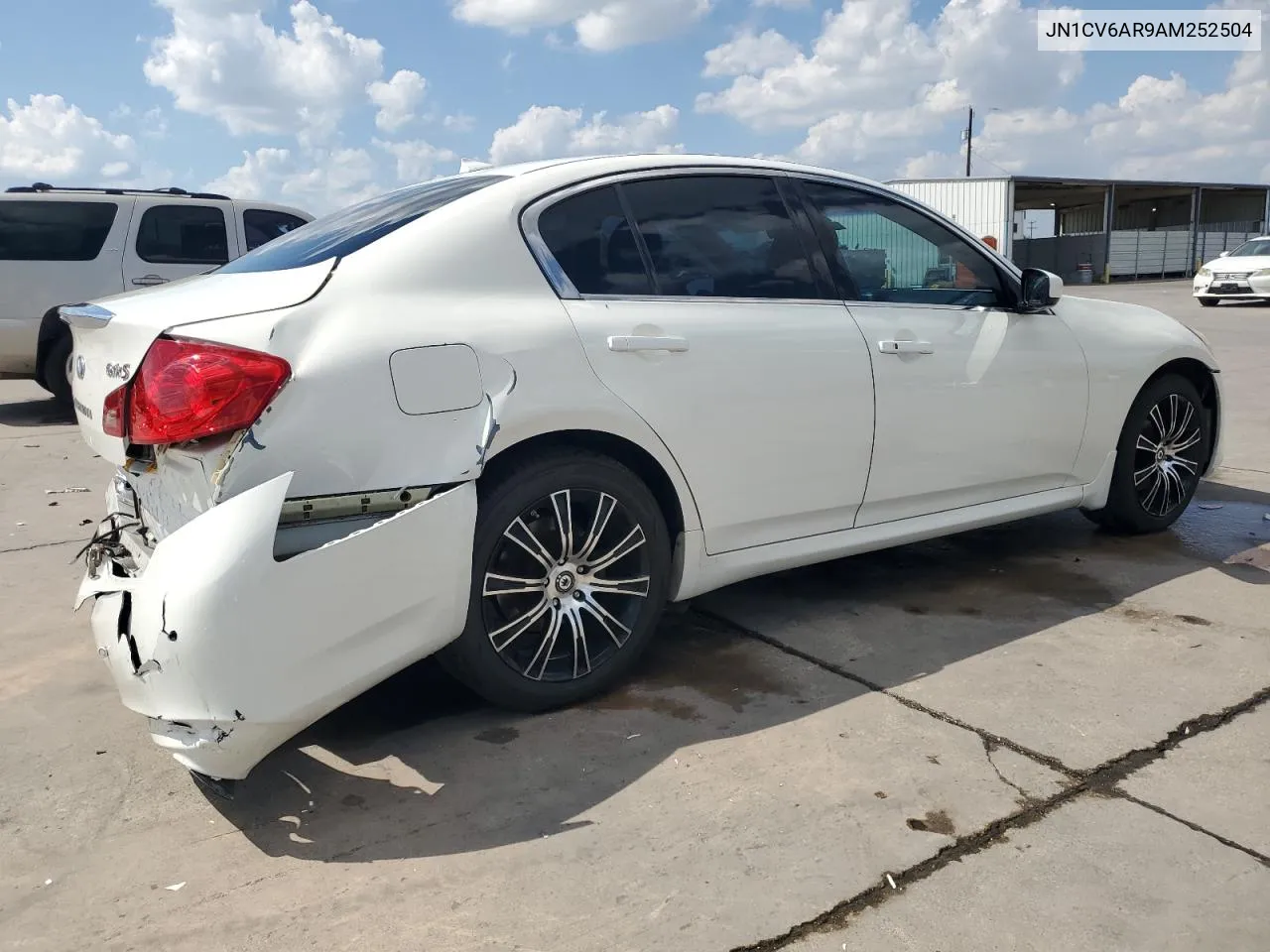 2010 Infiniti G37 VIN: JN1CV6AR9AM252504 Lot: 72071974