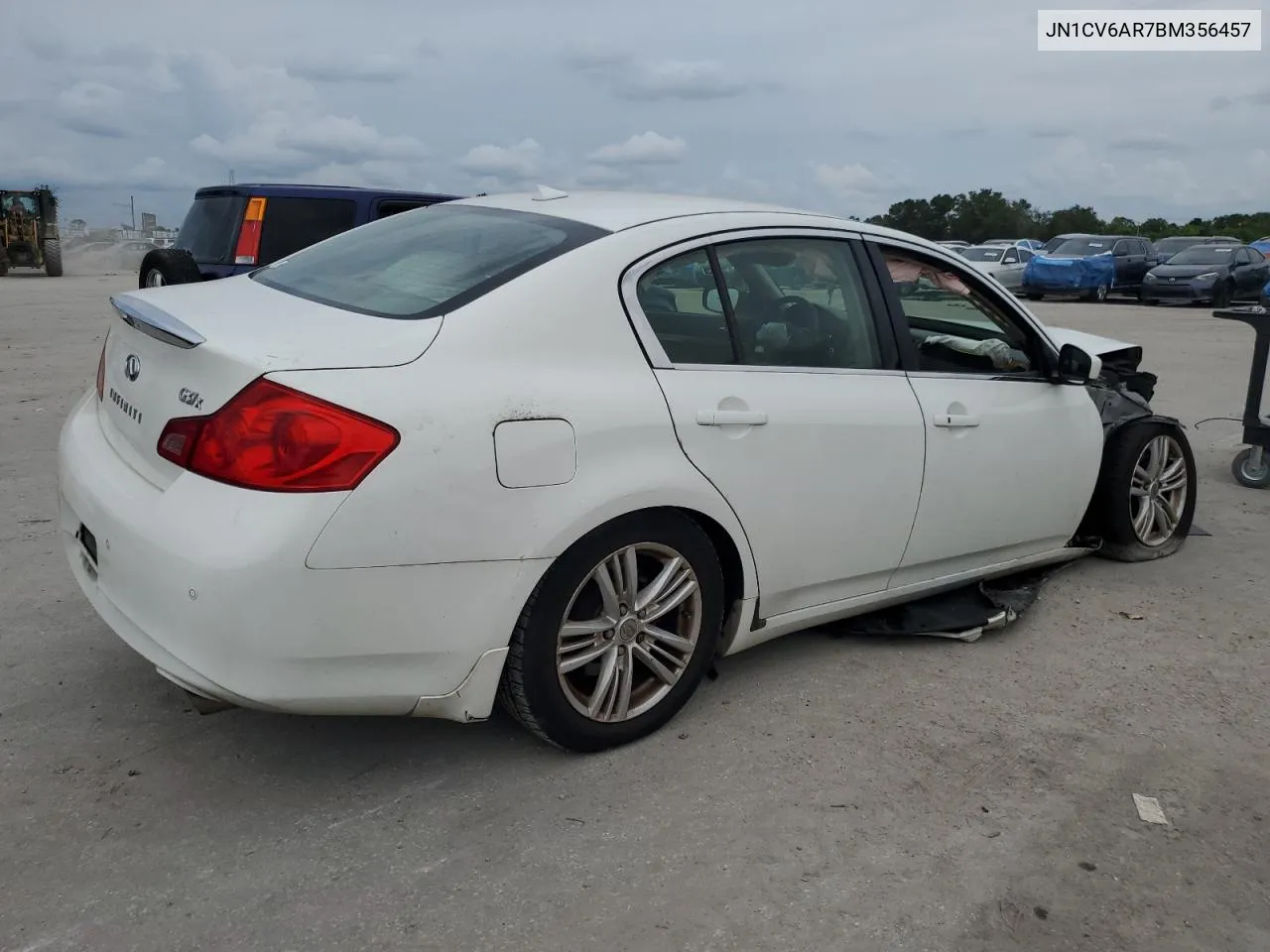 2011 Infiniti G37 VIN: JN1CV6AR7BM356457 Lot: 71524144