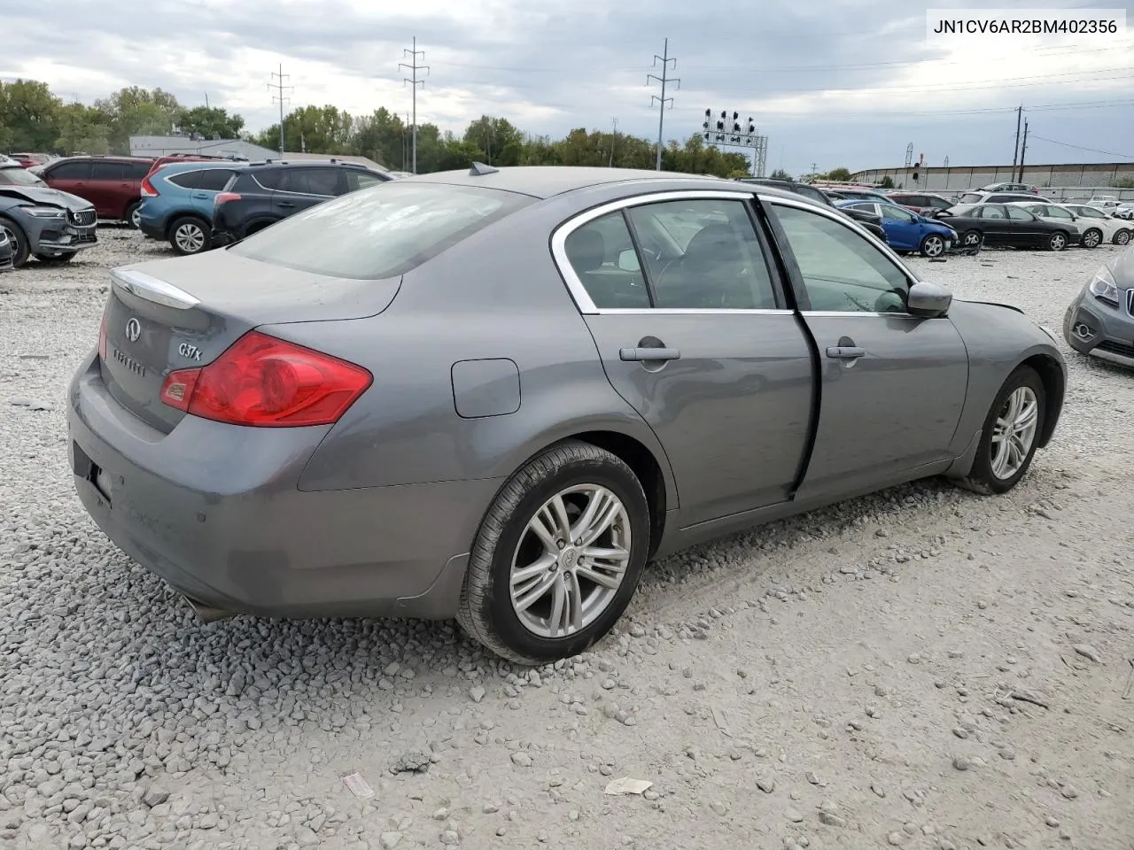 2011 Infiniti G37 VIN: JN1CV6AR2BM402356 Lot: 71792014