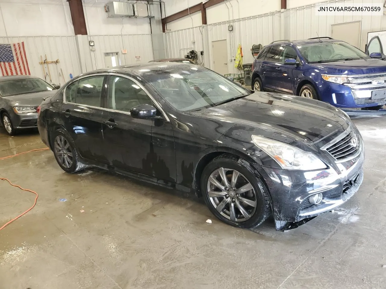 2012 Infiniti G37 VIN: JN1CV6AR5CM670559 Lot: 69079874