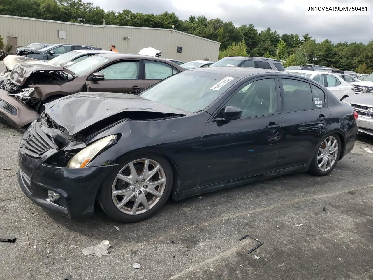 2013 Infiniti G37 VIN: JN1CV6AR9DM750481 Lot: 70001544