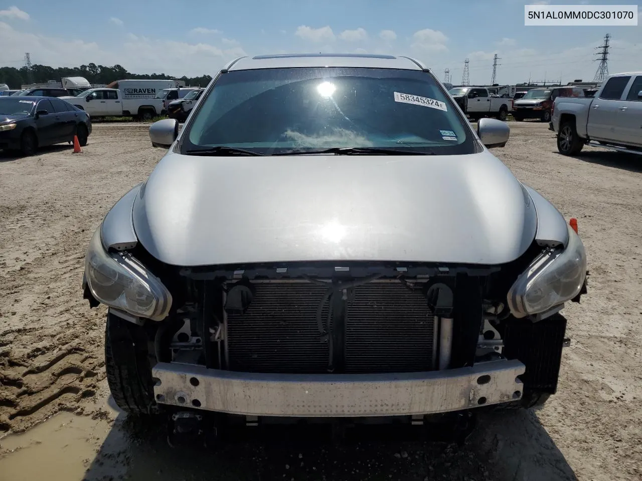 2013 Infiniti Jx35 VIN: 5N1AL0MM0DC301070 Lot: 58345324