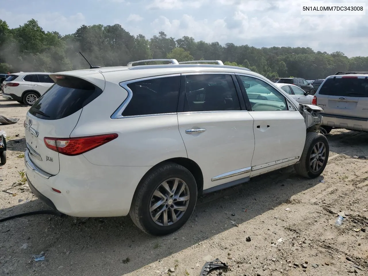 2013 Infiniti Jx35 VIN: 5N1AL0MM7DC343008 Lot: 59073144