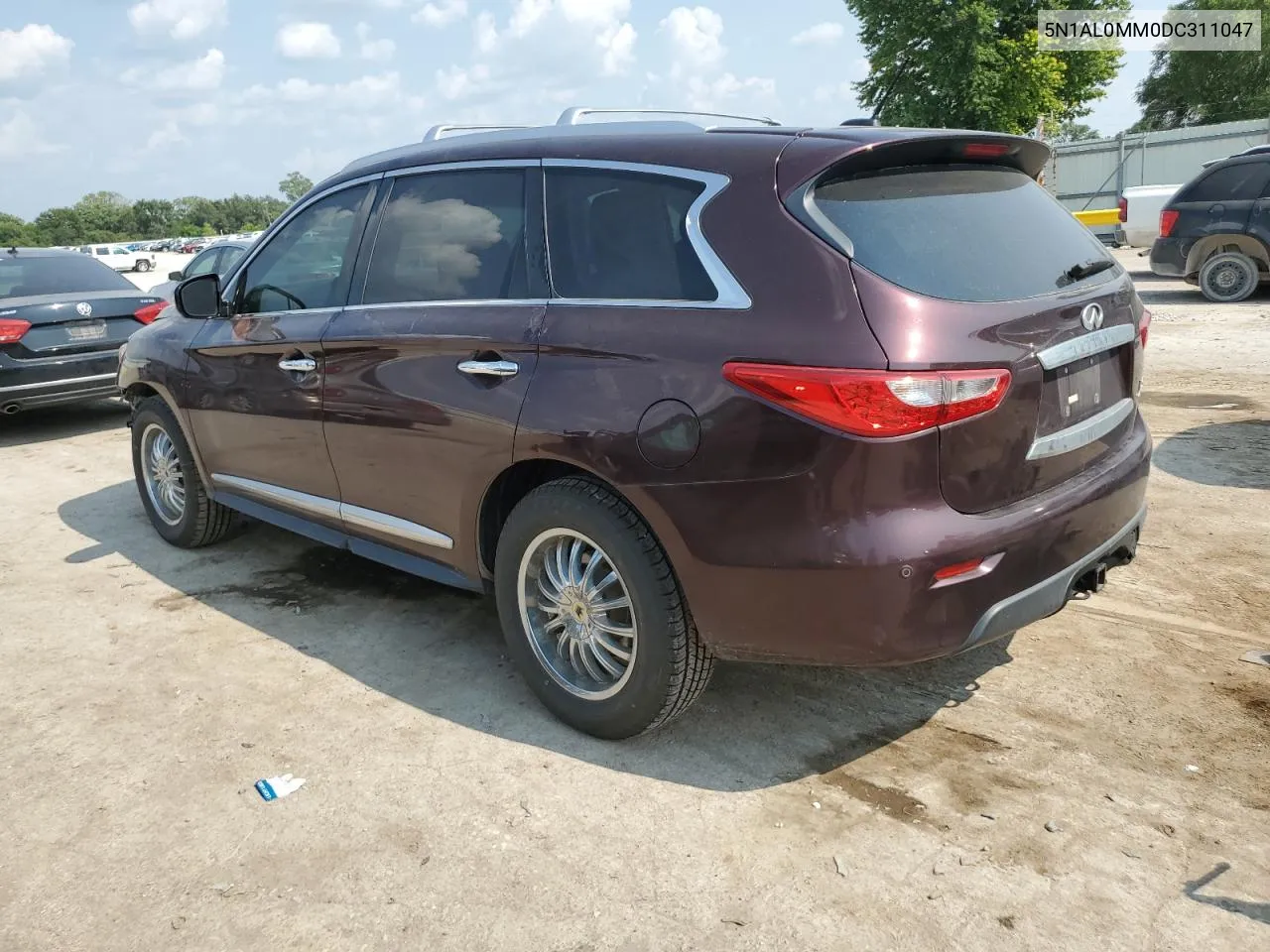 2013 Infiniti Jx35 VIN: 5N1AL0MM0DC311047 Lot: 65071224