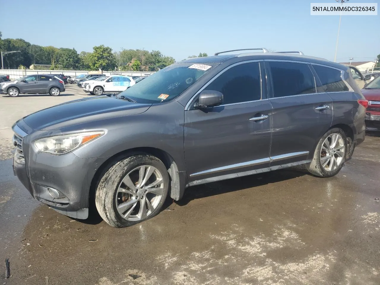 2013 Infiniti Jx35 VIN: 5N1AL0MM6DC326345 Lot: 67019984