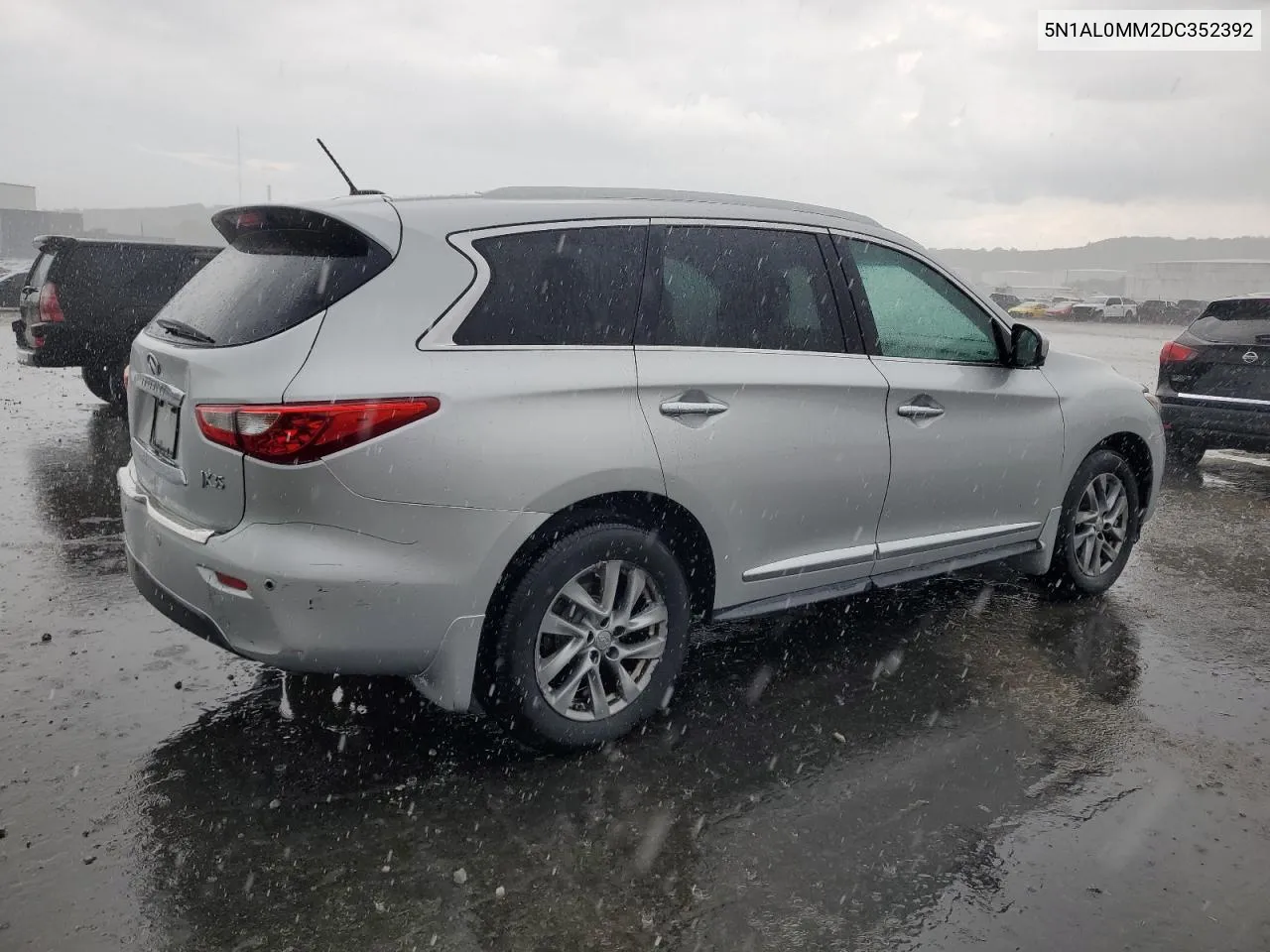 2013 Infiniti Jx35 VIN: 5N1AL0MM2DC352392 Lot: 69076274