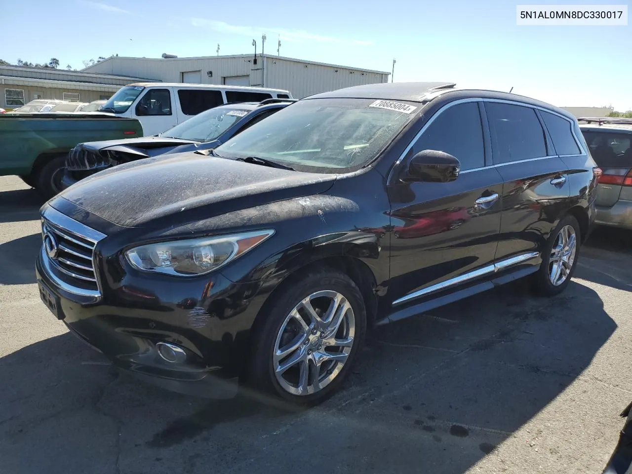 2013 Infiniti Jx35 VIN: 5N1AL0MN8DC330017 Lot: 70885004