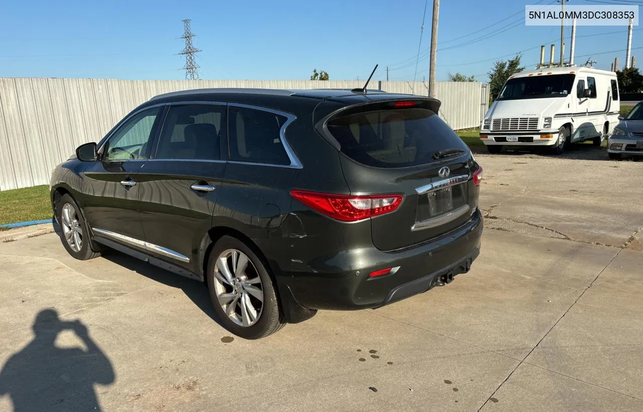 2013 Infiniti Jx35 VIN: 5N1AL0MM3DC308353 Lot: 72129394