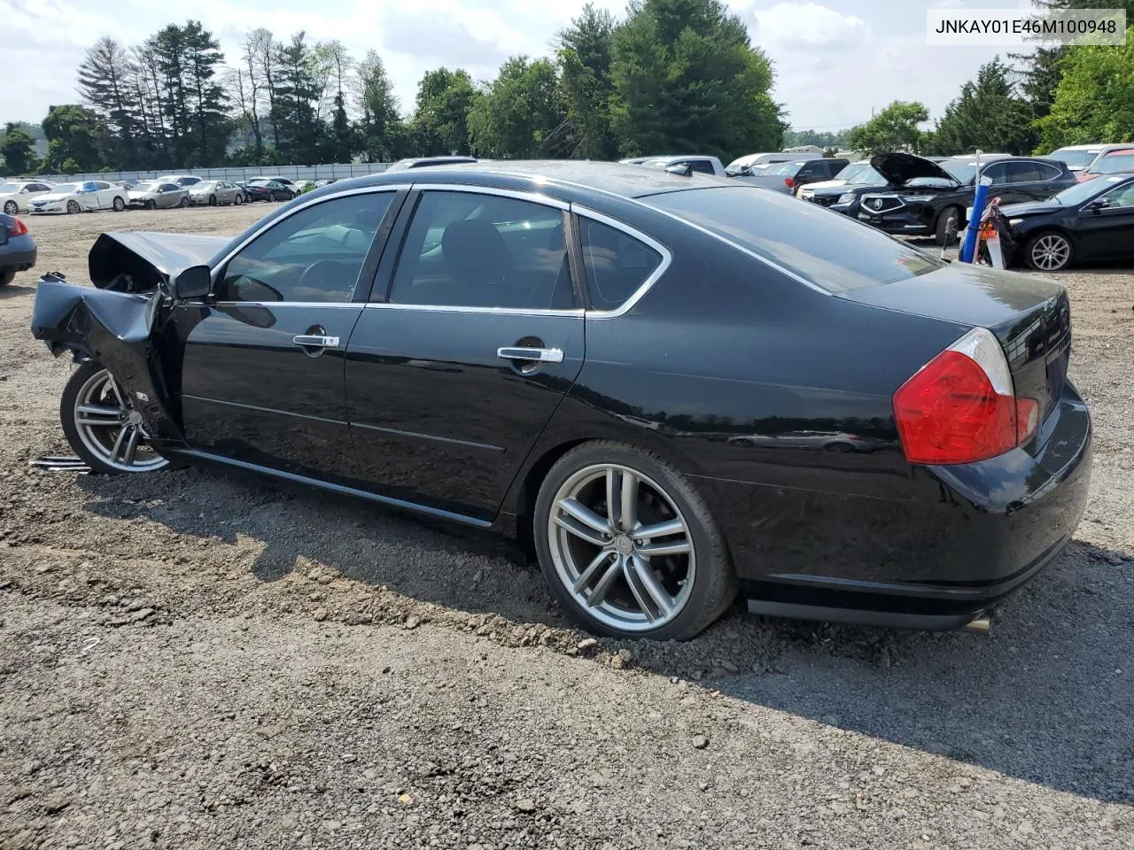 2006 Infiniti M35 Base VIN: JNKAY01E46M100948 Lot: 59523874