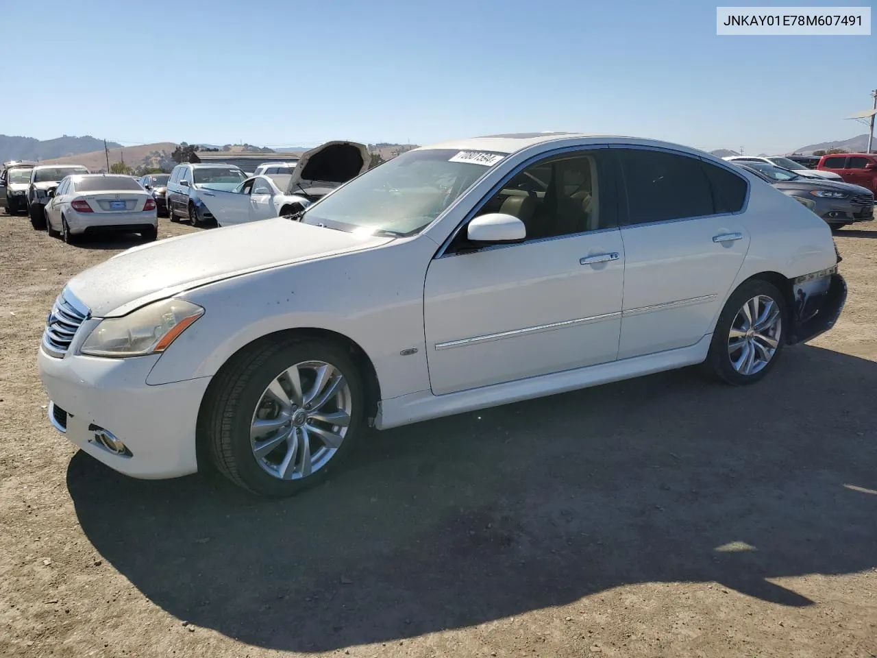 JNKAY01E78M607491 2008 Infiniti M35 Base