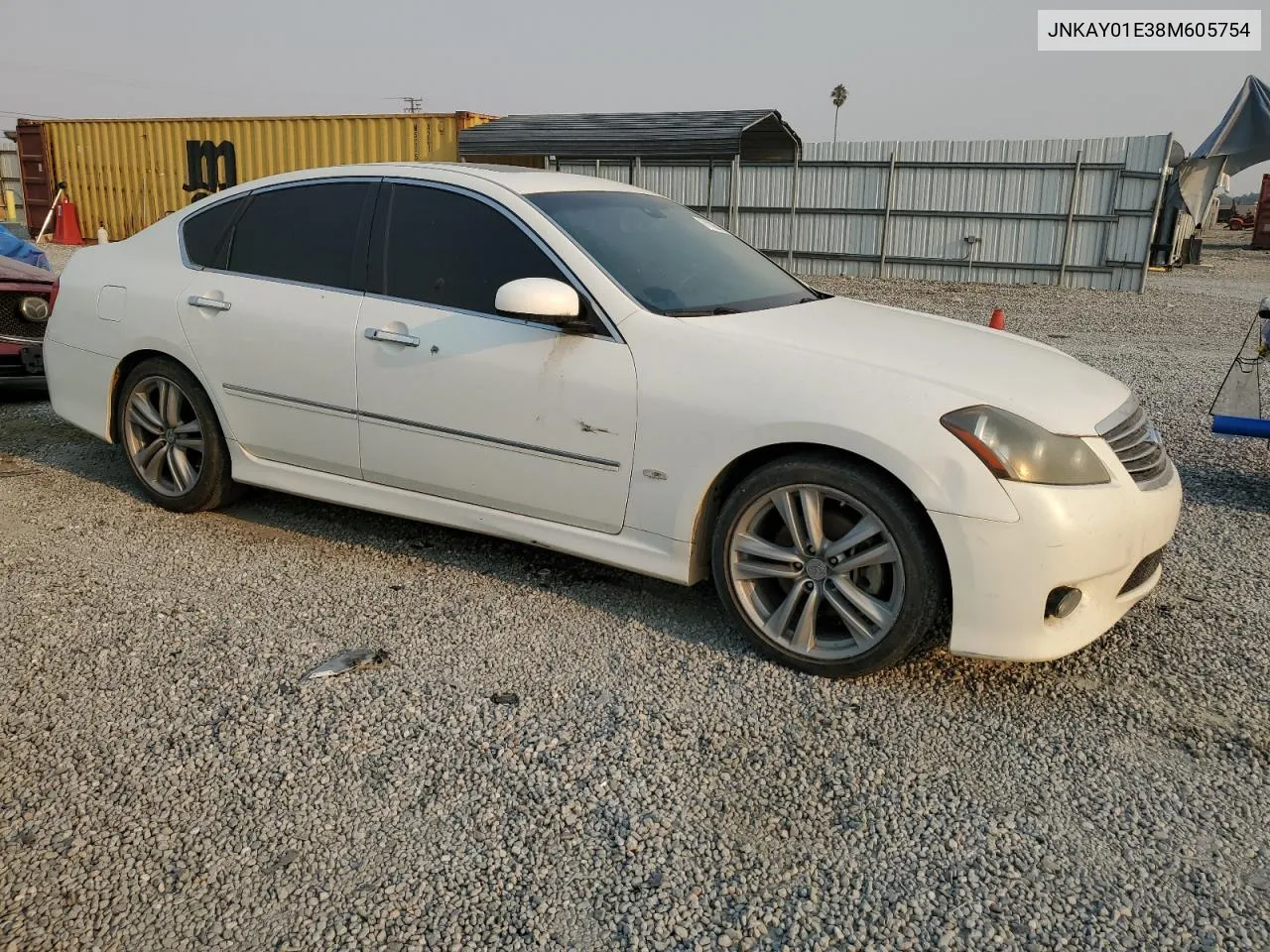 2008 Infiniti M35 Base VIN: JNKAY01E38M605754 Lot: 71106414