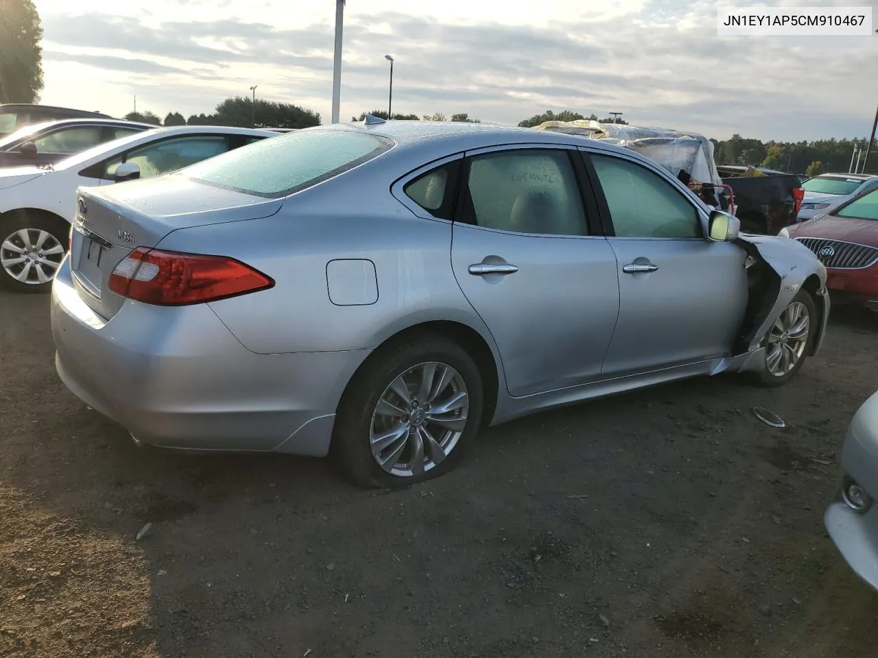 2012 Infiniti M35H VIN: JN1EY1AP5CM910467 Lot: 72397154