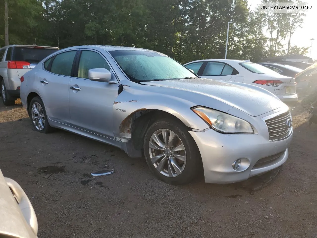 2012 Infiniti M35H VIN: JN1EY1AP5CM910467 Lot: 72397154