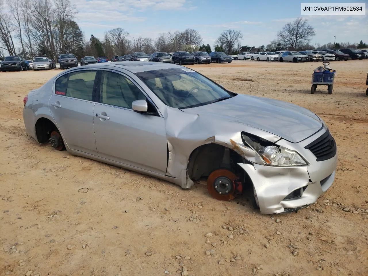 2015 Infiniti Q40 VIN: JN1CV6AP1FM502534 Lot: 46593644