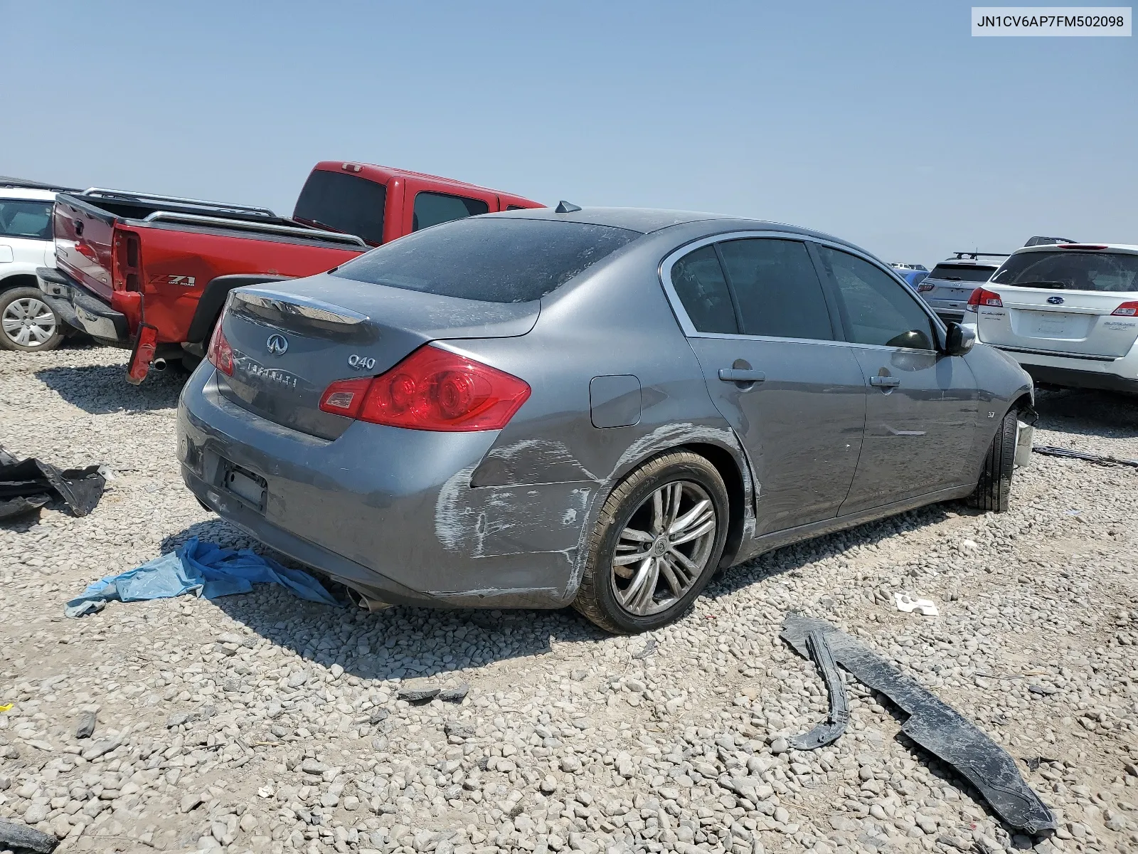 2015 Infiniti Q40 VIN: JN1CV6AP7FM502098 Lot: 65291744