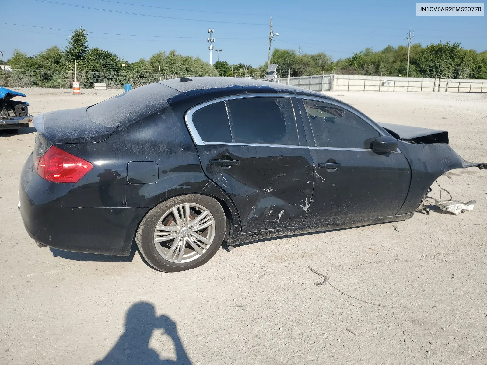 2015 Infiniti Q40 VIN: JN1CV6AR2FM520770 Lot: 66488574