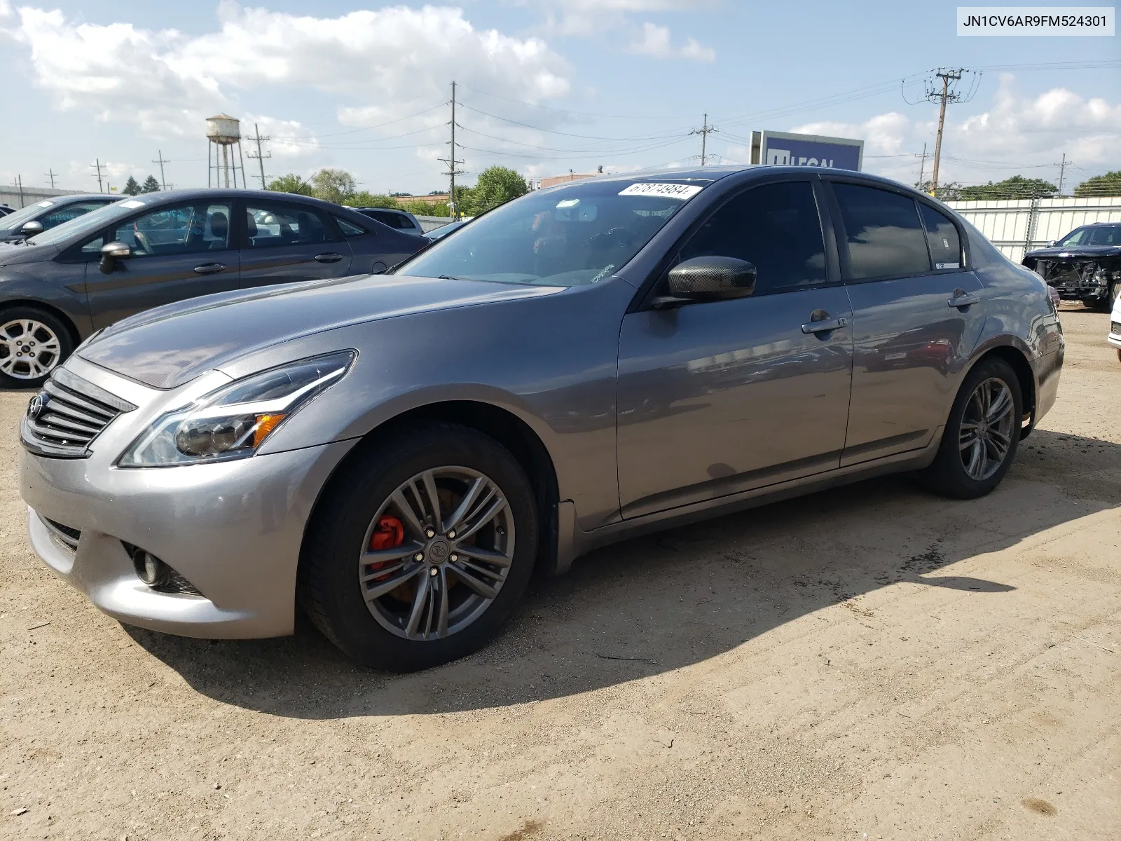 JN1CV6AR9FM524301 2015 Infiniti Q40