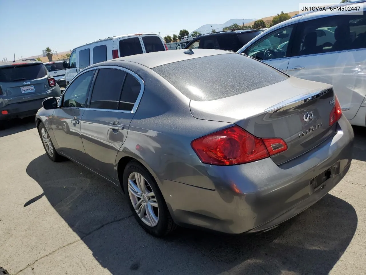 2015 Infiniti Q40 VIN: JN1CV6AP6FM502447 Lot: 68293484