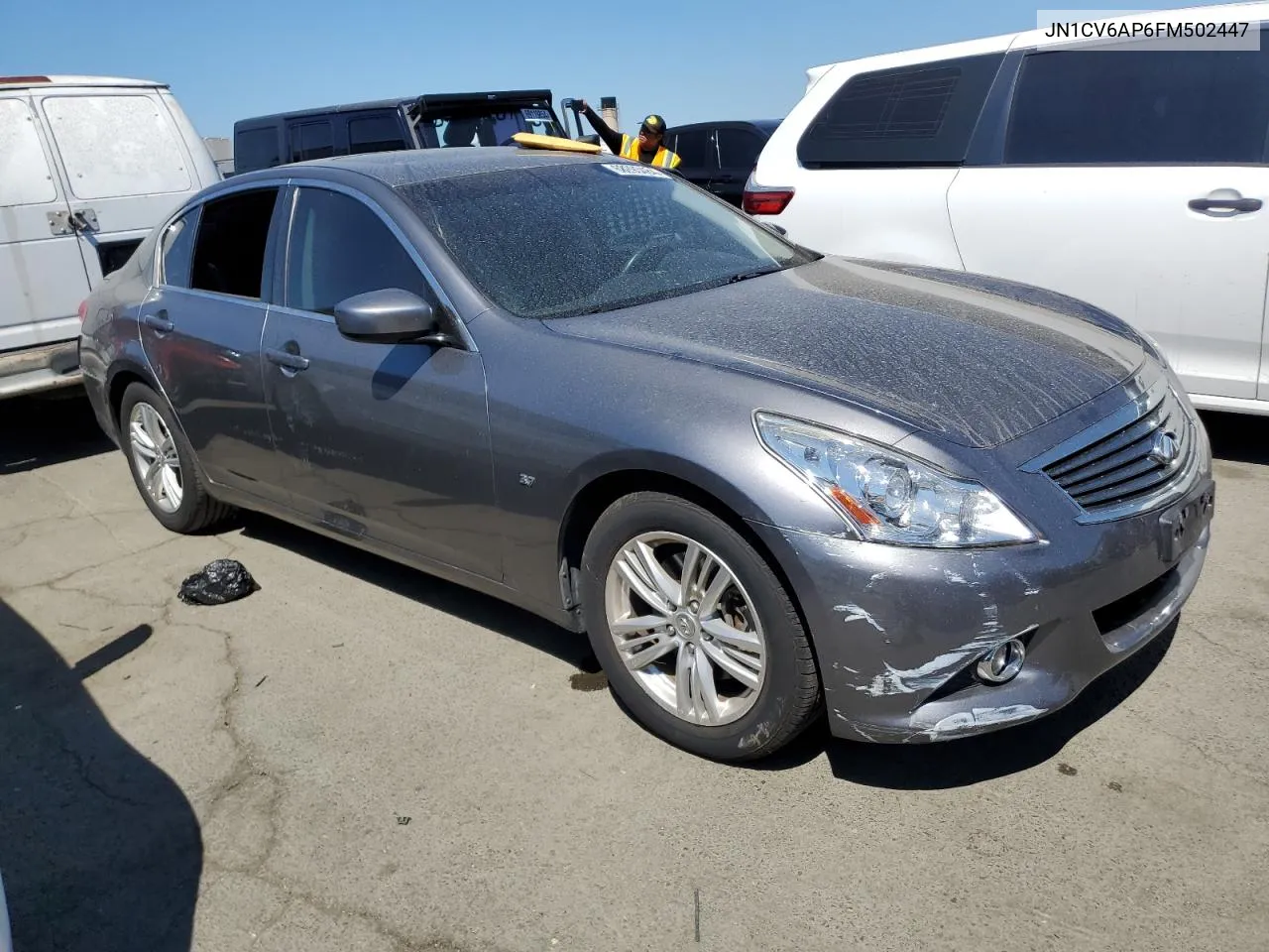 JN1CV6AP6FM502447 2015 Infiniti Q40