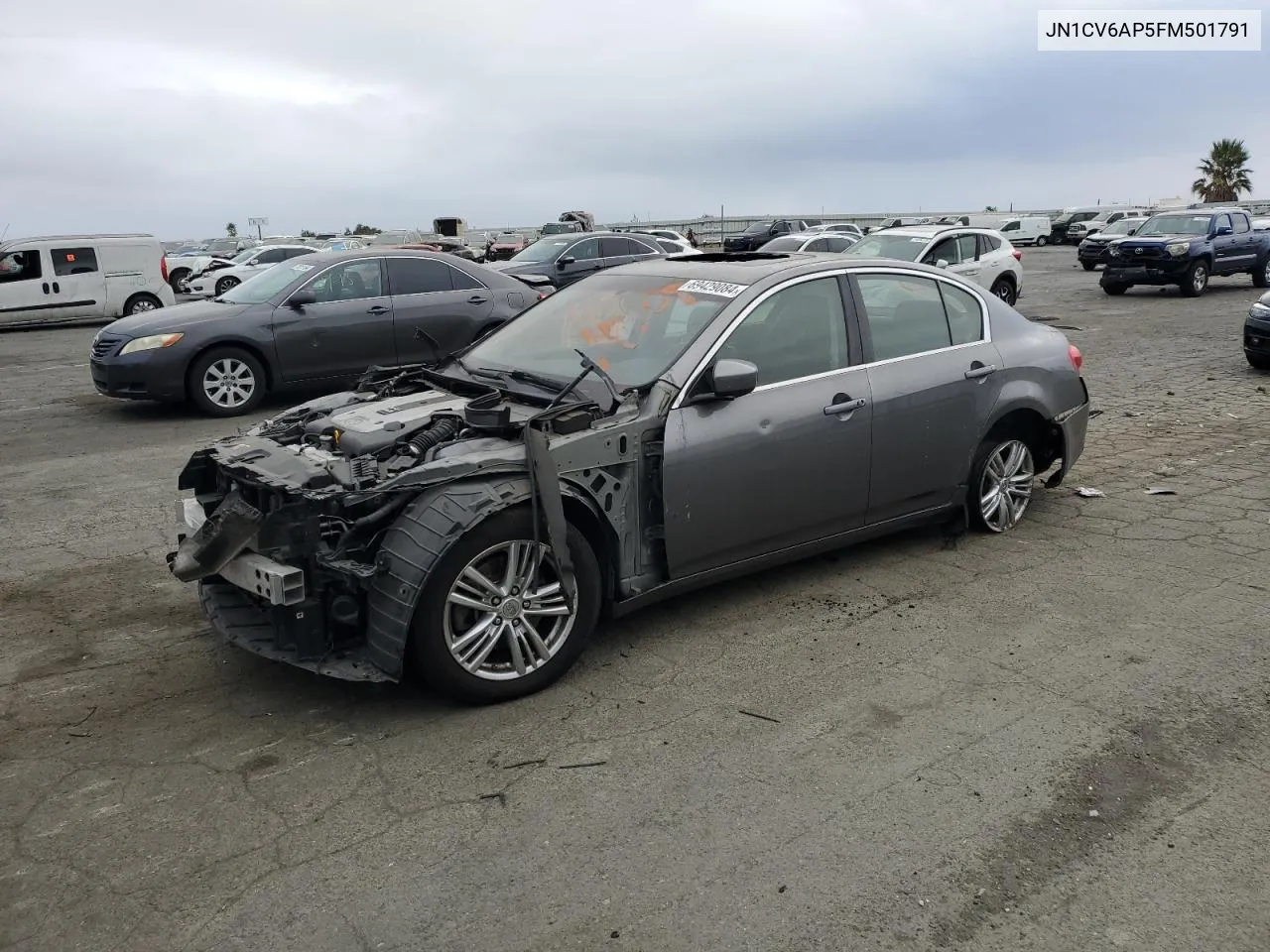 2015 Infiniti Q40 VIN: JN1CV6AP5FM501791 Lot: 69429084