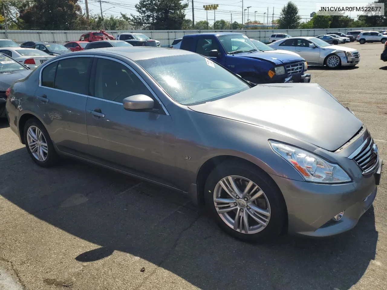 2015 Infiniti Q40 VIN: JN1CV6AR0FM522677 Lot: 71187194