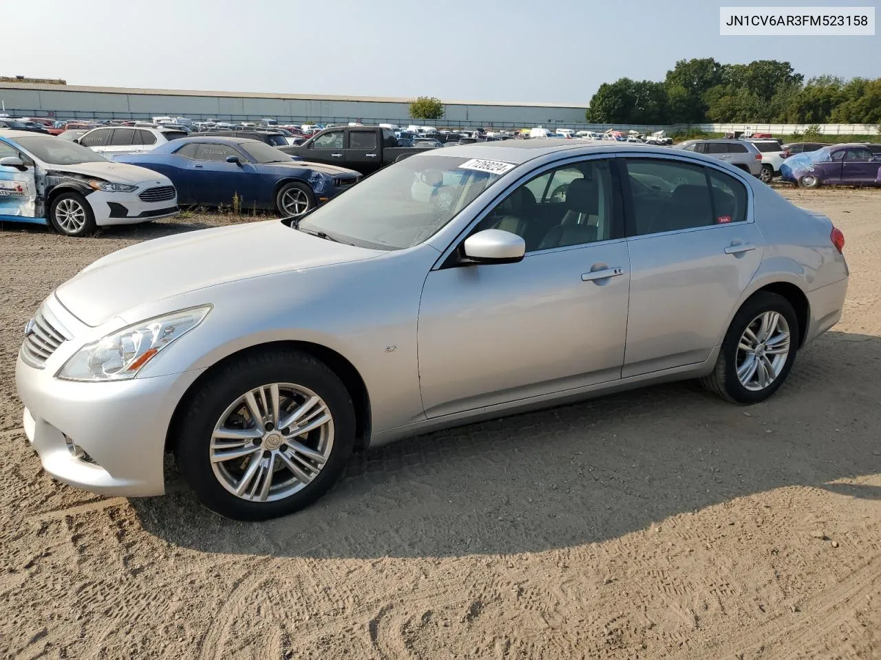 2015 Infiniti Q40 VIN: JN1CV6AR3FM523158 Lot: 71269224