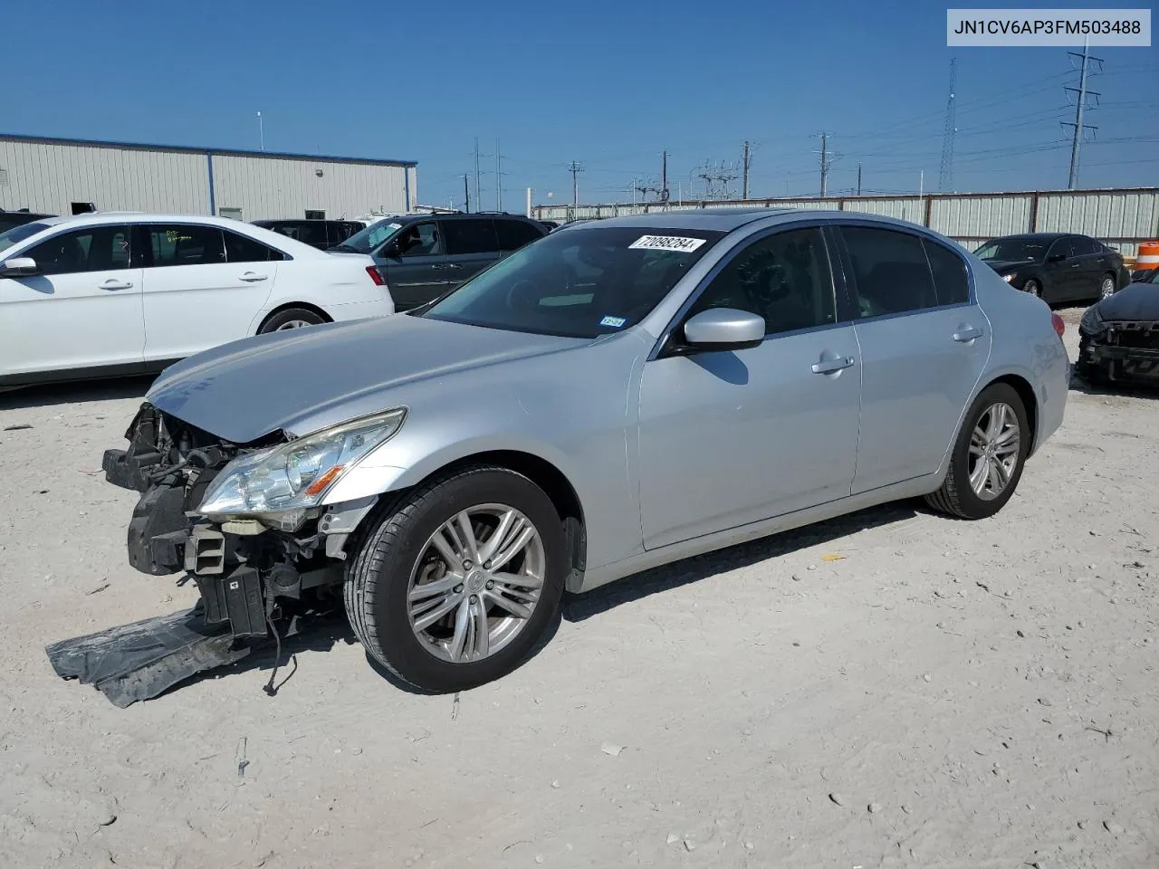 2015 Infiniti Q40 VIN: JN1CV6AP3FM503488 Lot: 72098284