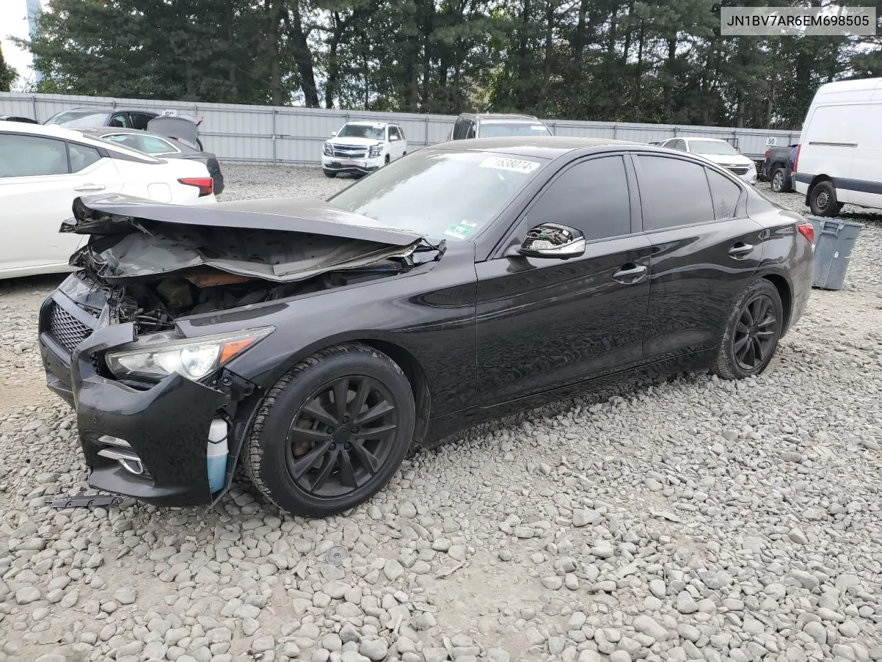 2014 Infiniti Q50 Base VIN: JN1BV7AR6EM698505 Lot: 71638074