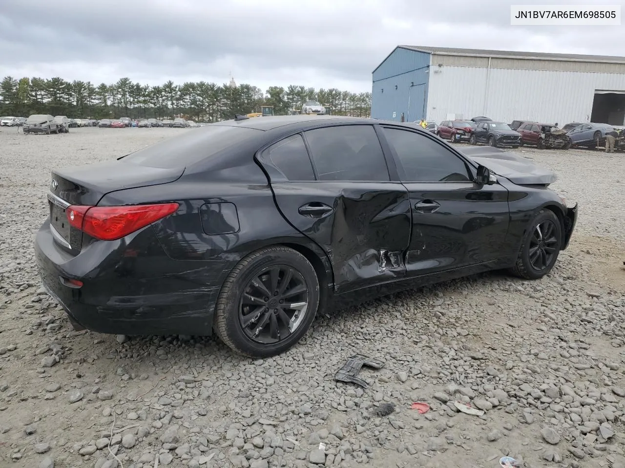 2014 Infiniti Q50 Base VIN: JN1BV7AR6EM698505 Lot: 71638074