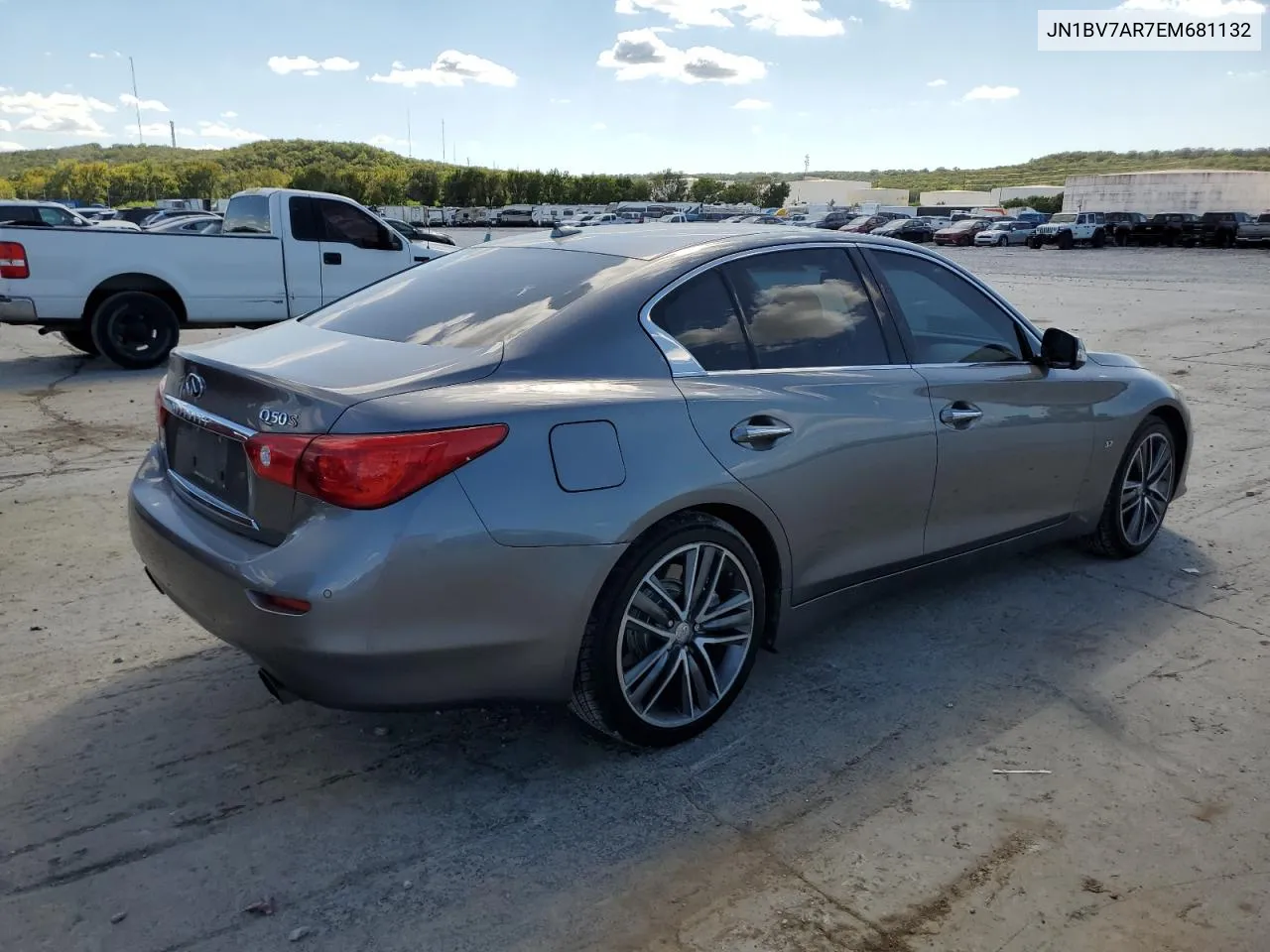 2014 Infiniti Q50 Base VIN: JN1BV7AR7EM681132 Lot: 71638374