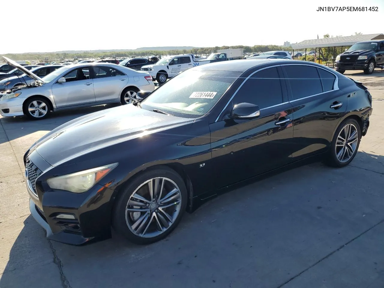 2014 Infiniti Q50 Base VIN: JN1BV7AP5EM681452 Lot: 72261444