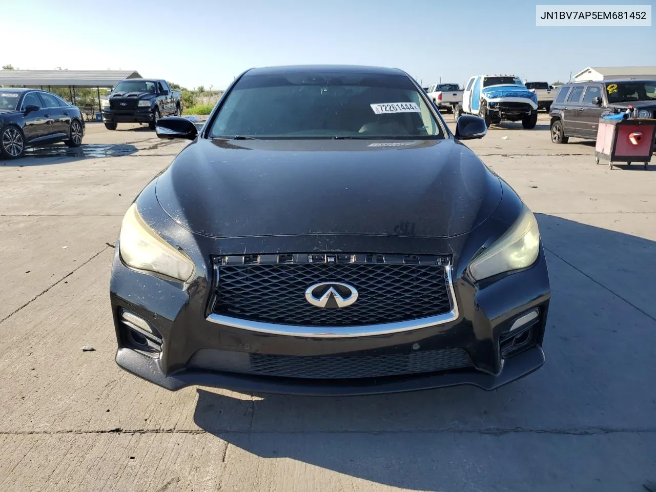 2014 Infiniti Q50 Base VIN: JN1BV7AP5EM681452 Lot: 72261444