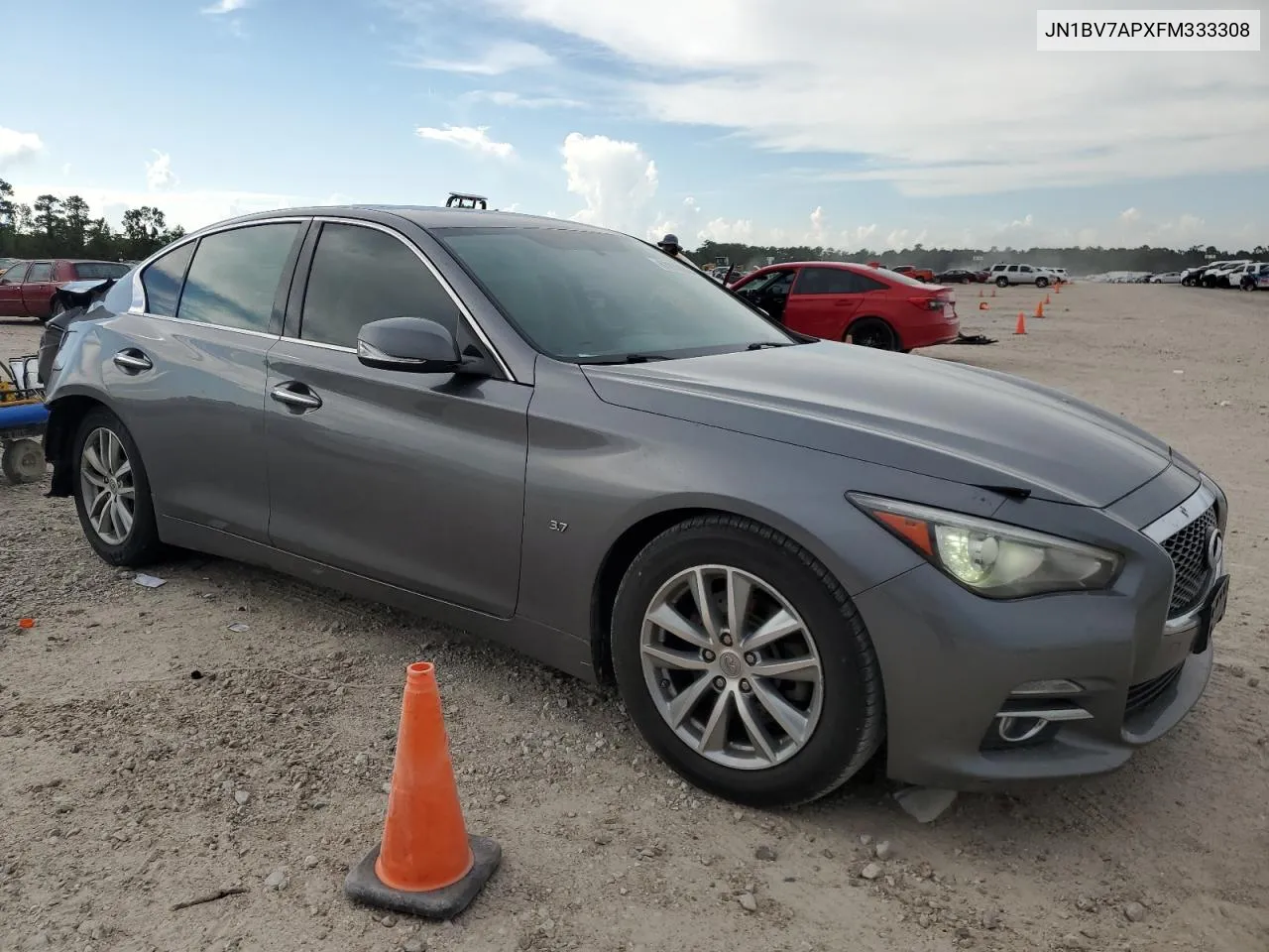 2015 Infiniti Q50 Base VIN: JN1BV7APXFM333308 Lot: 63678564