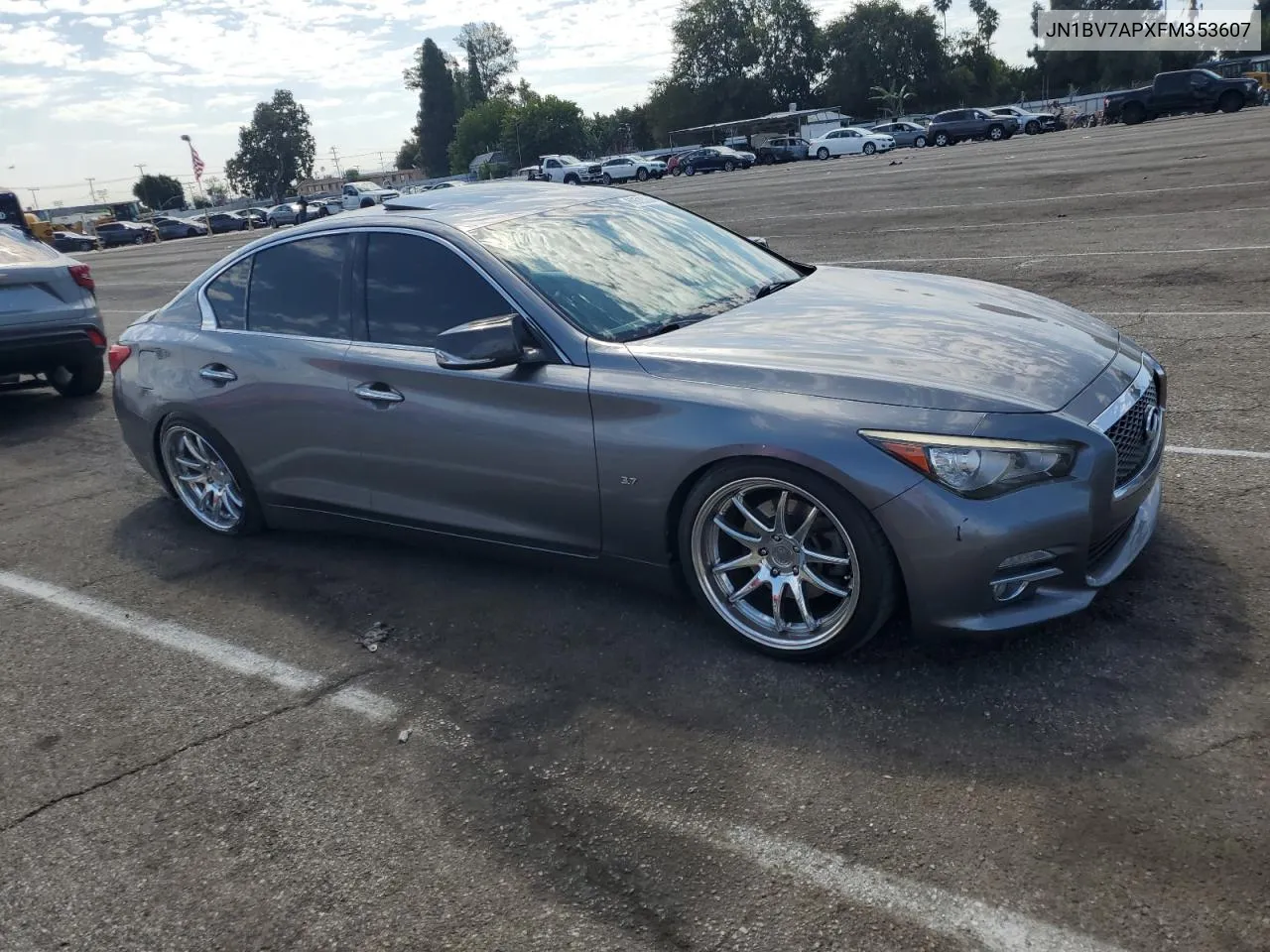 JN1BV7APXFM353607 2015 Infiniti Q50 Base