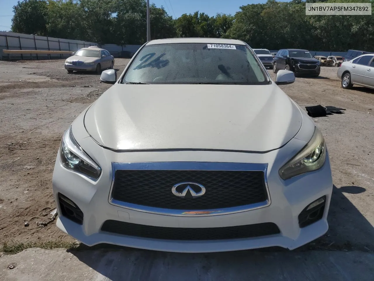 2015 Infiniti Q50 Base VIN: JN1BV7AP5FM347892 Lot: 71058364