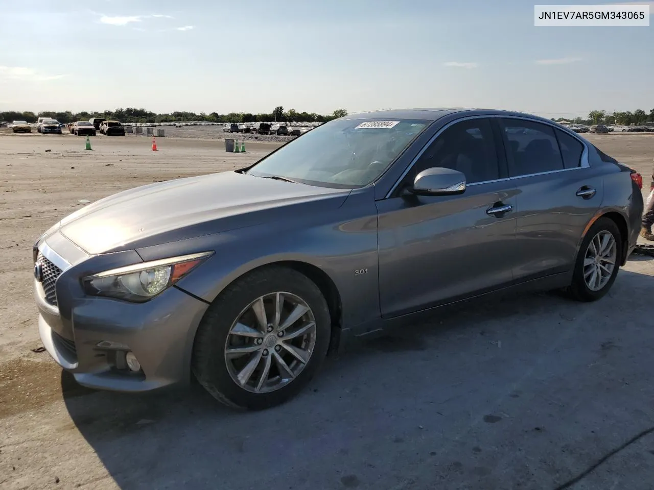 2016 Infiniti Q50 Premium VIN: JN1EV7AR5GM343065 Lot: 67285894