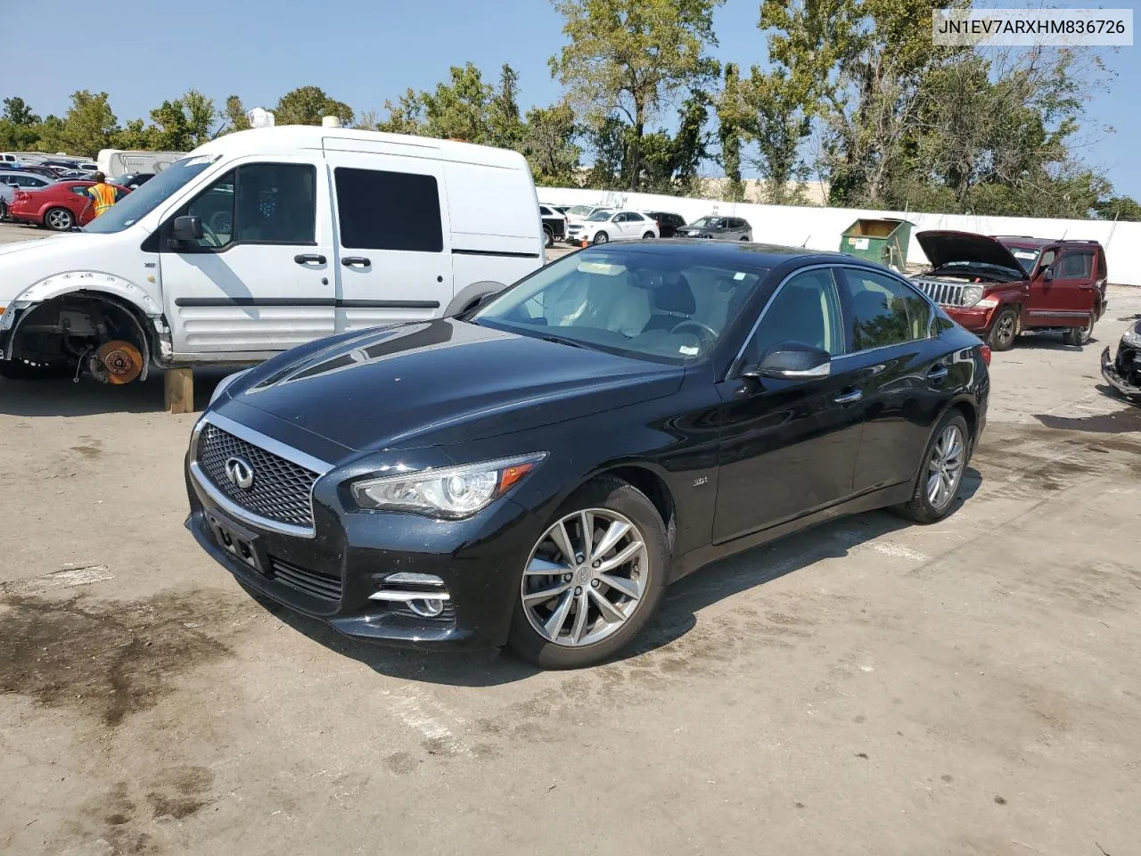 JN1EV7ARXHM836726 2017 Infiniti Q50 Premium