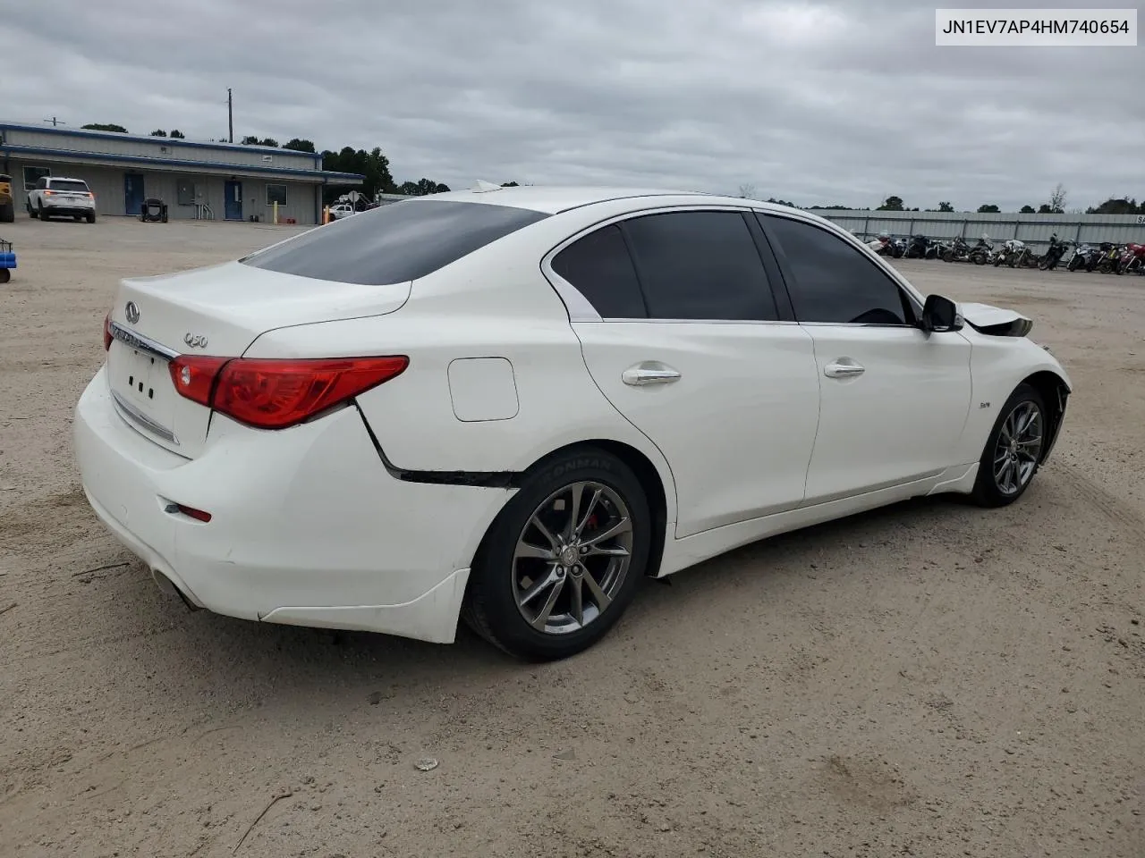 2017 Infiniti Q50 Premium VIN: JN1EV7AP4HM740654 Lot: 71814444