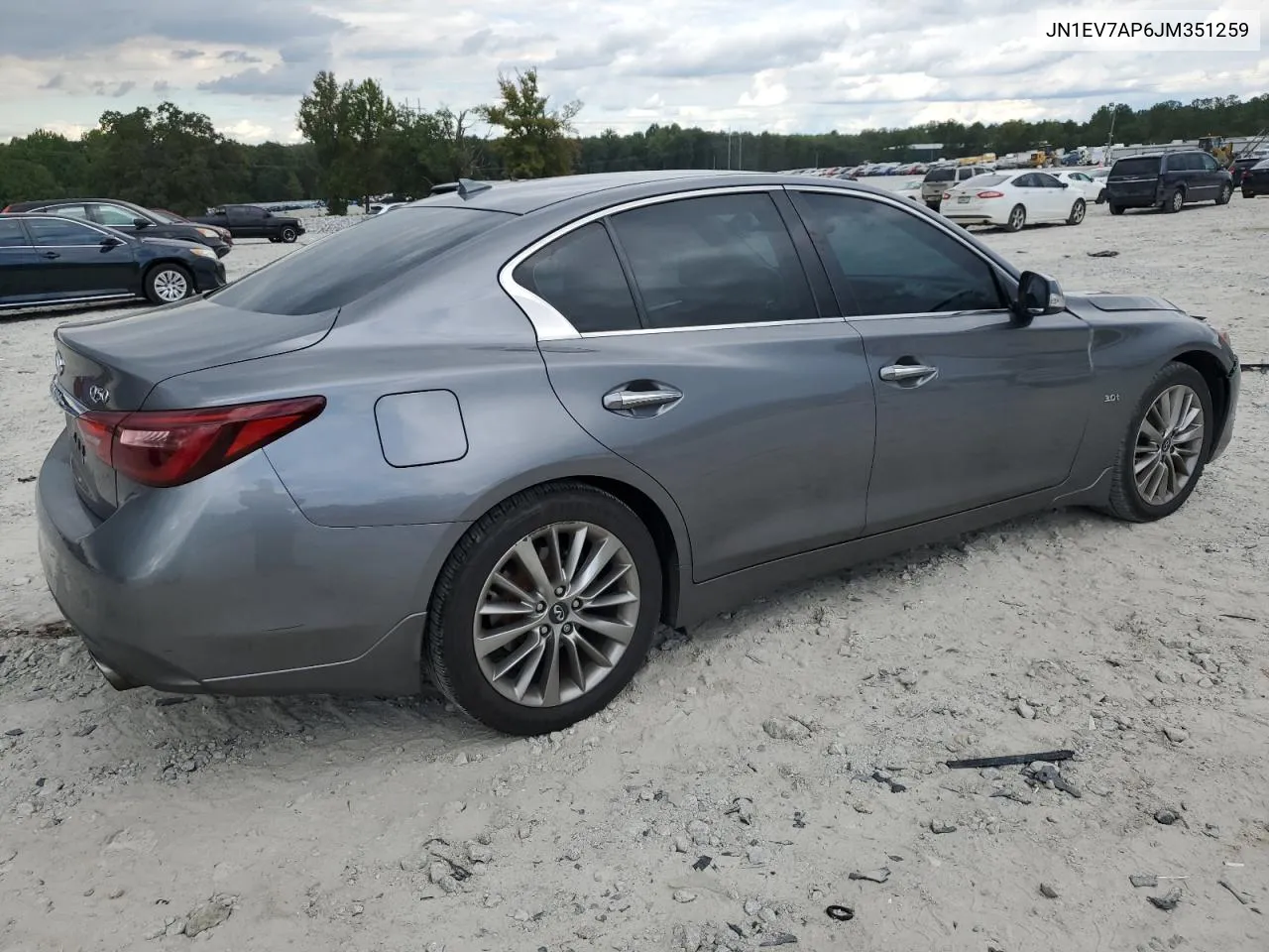 2018 Infiniti Q50 Luxe VIN: JN1EV7AP6JM351259 Lot: 71836654