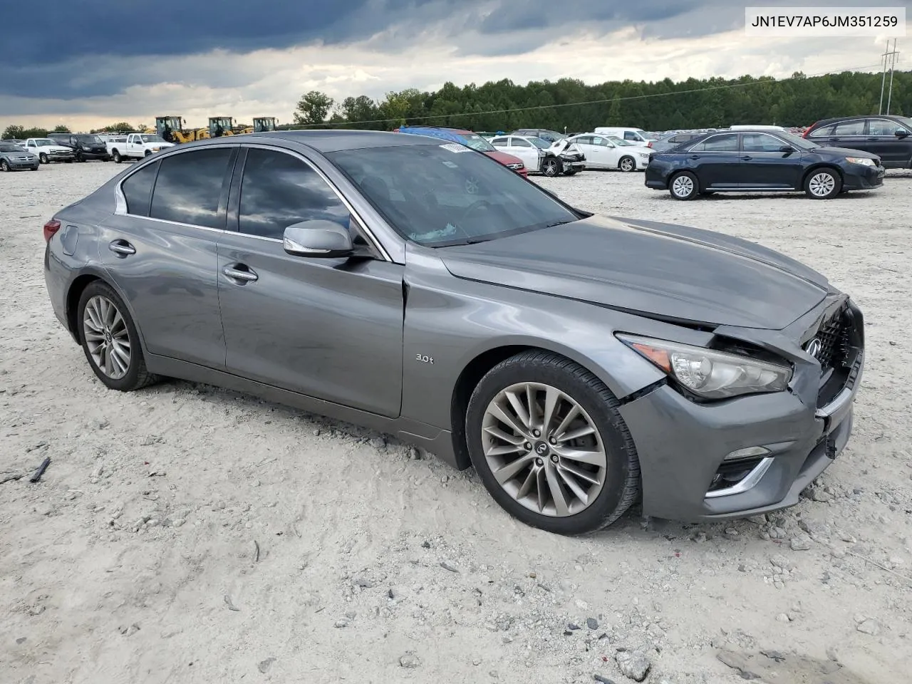 2018 Infiniti Q50 Luxe VIN: JN1EV7AP6JM351259 Lot: 71836654