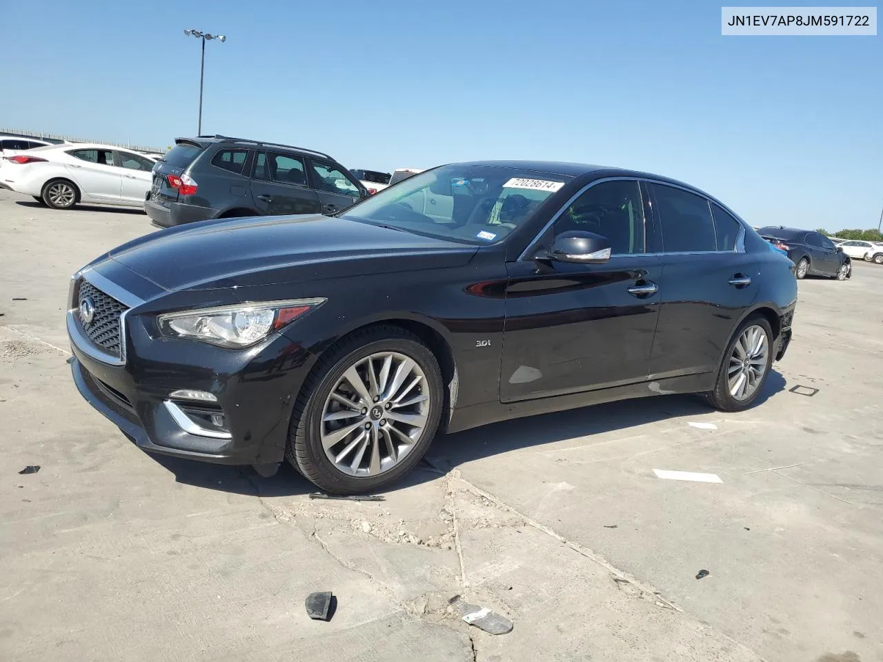 JN1EV7AP8JM591722 2018 Infiniti Q50 Luxe