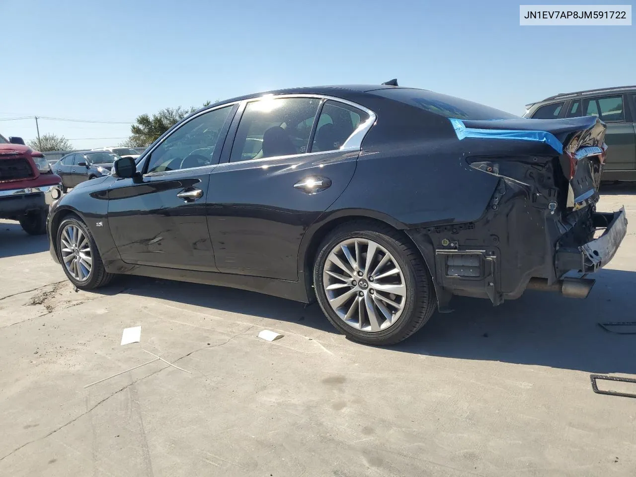 JN1EV7AP8JM591722 2018 Infiniti Q50 Luxe