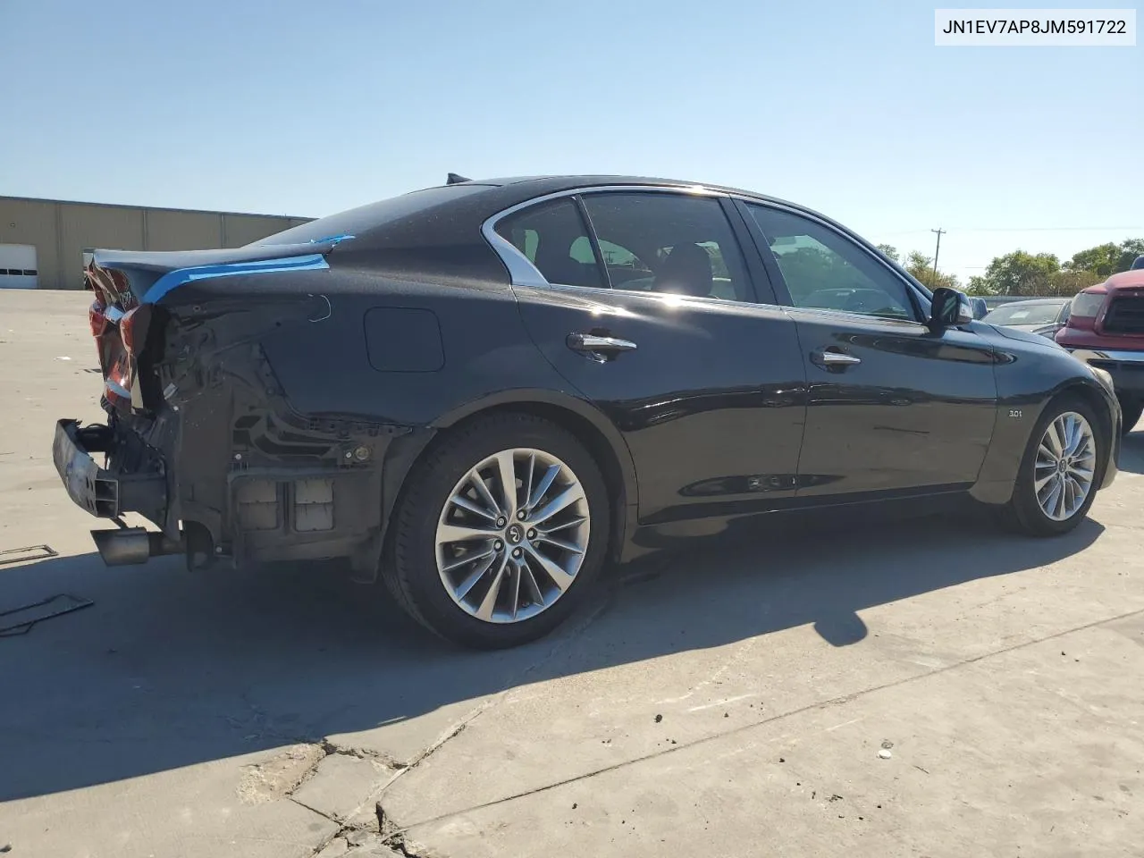 2018 Infiniti Q50 Luxe VIN: JN1EV7AP8JM591722 Lot: 72028614