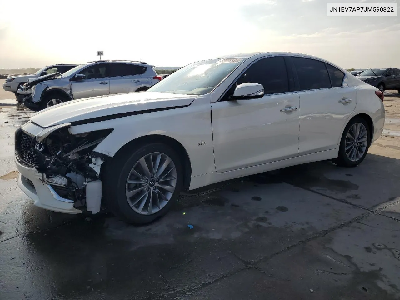 2018 Infiniti Q50 Luxe VIN: JN1EV7AP7JM590822 Lot: 72088134