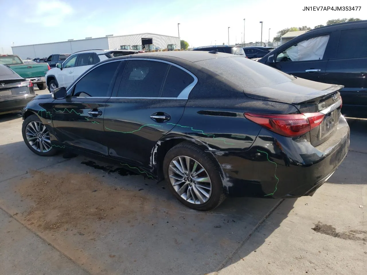 2018 Infiniti Q50 Luxe VIN: JN1EV7AP4JM353477 Lot: 72228274